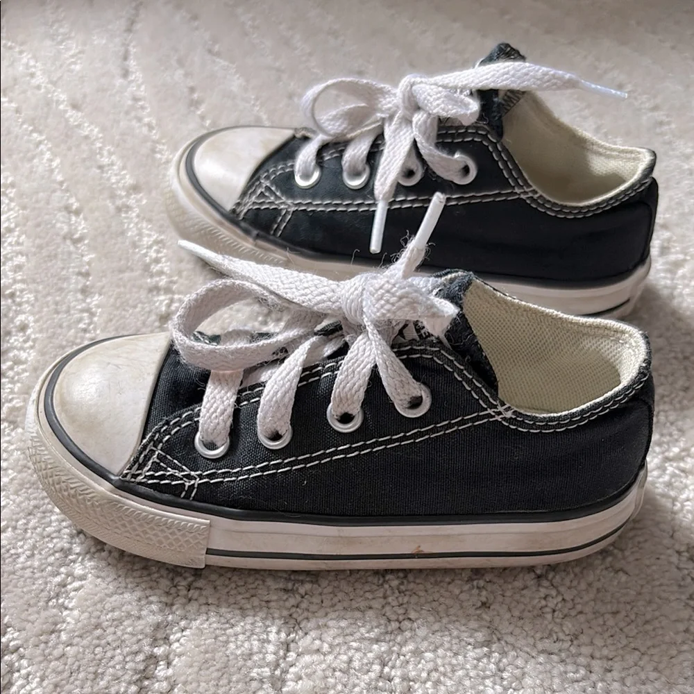 Baby Toddle Converse Chuck Taylor Low Black Shoes